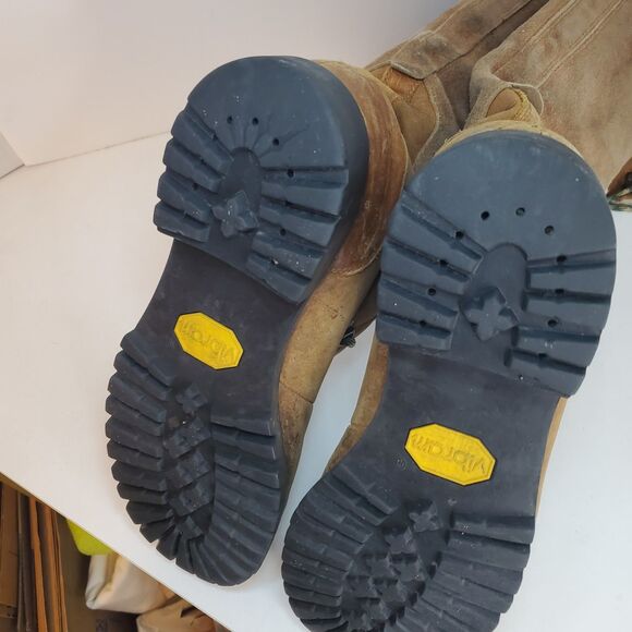 Timberland Knee High Sz 9 Earthkeepers Lace Up Lineman Boot Tall Nubuck Suede - Picture 13 of 13